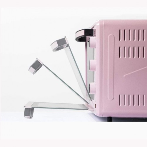 CBARFA Four Mini Four électrique-Multifonctions Cuisson de Cuisson 30L Automatique ménage Rose Petit Four électrique Color : Pink
