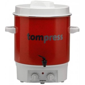 Stérilisateur émaillé électrique avec minuterie et robinet Tom Press TOM PRESS