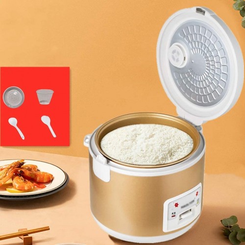 Cuiseur à riz 2L-5L Isolation thermique intelligente domestique Cuiseur antiadhésif multifonctionnel petits appareils ménagers avec dortoir à vapeur pouvant accueillir 1 à 8 personnes cuiseur à riz