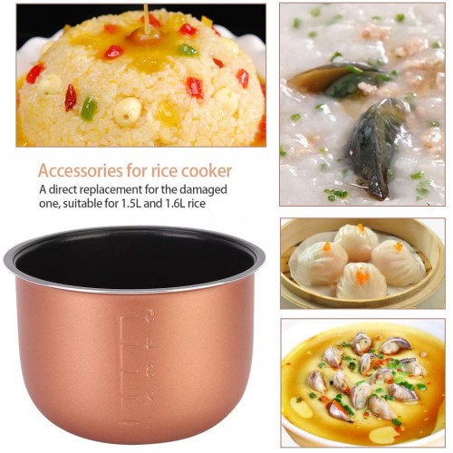 Cuiseur à riz pot intérieur conteneur intérieur antiadhésif 1.5L 1.6L pièces de rechange pour cuiseur à riz