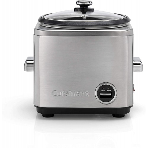 Cuisinart CRC800E Cook & Steam cuiseur à riz compact et cuiseur à vapeur acier inoxydable brossé capacité de 800g