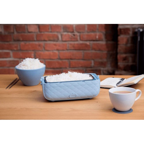 Yum Asia Bonsai Bento Cuiseur à riz électrique et cuiseur vapeur 0,2L 1 tasse alimentation 220-240V UK EU Sky Blue