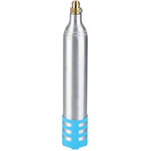 Cylindre de soda de rechange bouteille de soda de 0,6 L machine à soda pour usine d'eau gazeuseManchon en silicone bleu