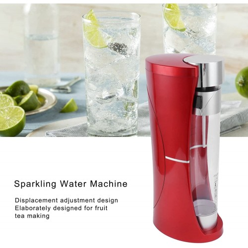 Machine à eau pétillante Machine à soda Machine à eau pétillante portative rapide commerciale intelligente pour la maison de café 67,2 oz