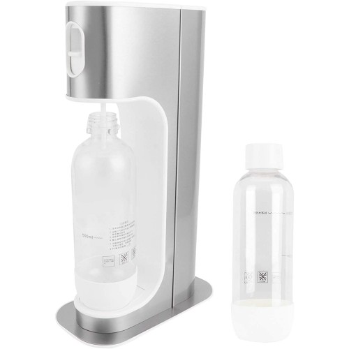 Soda Maker Portable Machine à eau gazeuse à bulles Machine à eau pétillante manuelle pour usage commercial à domicile 0,6 L