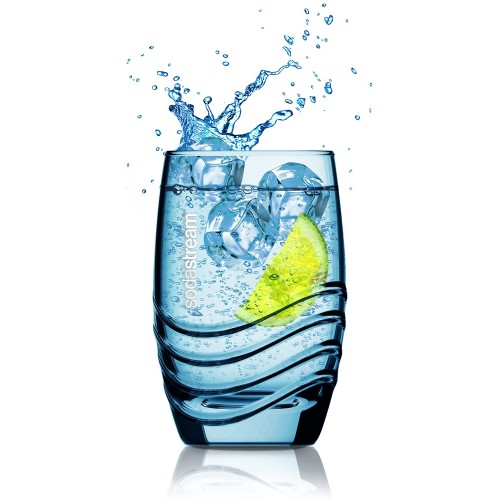 Sodastream Verres à eau et soda – 4 unités – 4 x 330 ml – Transparent – Compatibles Lave-vaisselle – Assortis aux Bouteilles en Verre Crystal