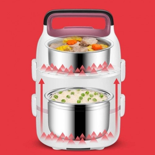 DYXYH Boîte personnelle électrique Déjeuner Cuisinière électrique multifonction wok électrique Hot Pot for cuire le riz frit nouilles Stew
