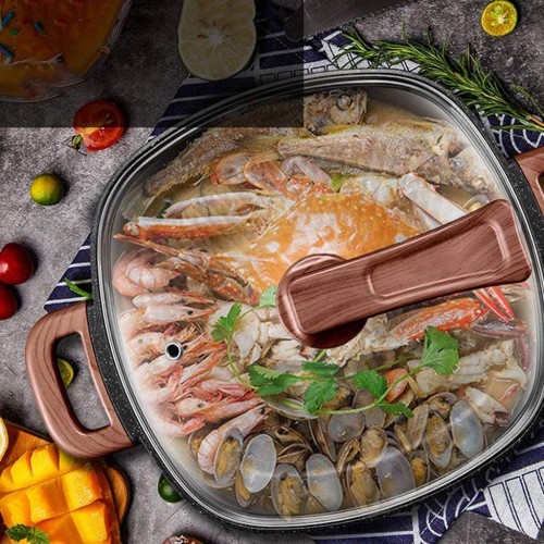 DYXYH Feu électrique Hot Pot Maison multi-fonction électrique Hot Pot Dortoir électrique de cuisson électrique Pan Wok Cooking Color : A