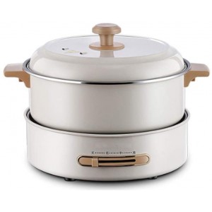 FENXIXI Pot chaud électrique pot chaud électrique ménage multifonctionnel type divisé grande capacité pot chaud électrique wok petit pot électrique