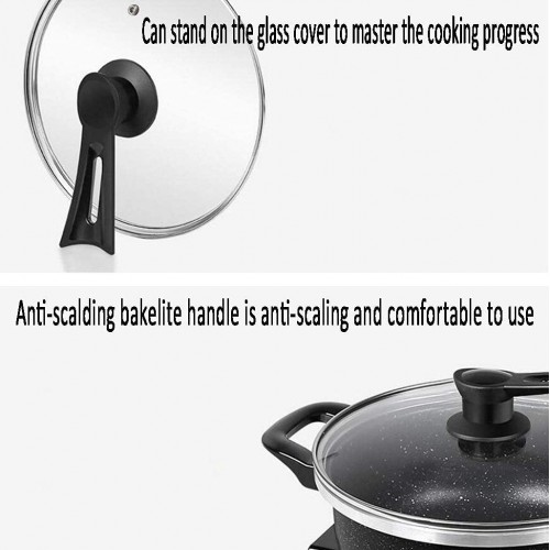 LITINGT Wok électrique Home Pot de Riz Multifonctionnel pour la Cuisson des Nouilles Pot électrique antiadhésif de Petite Puissance pouvant être utilisé dans Les Restaurants de Cuisine la Cuisine g