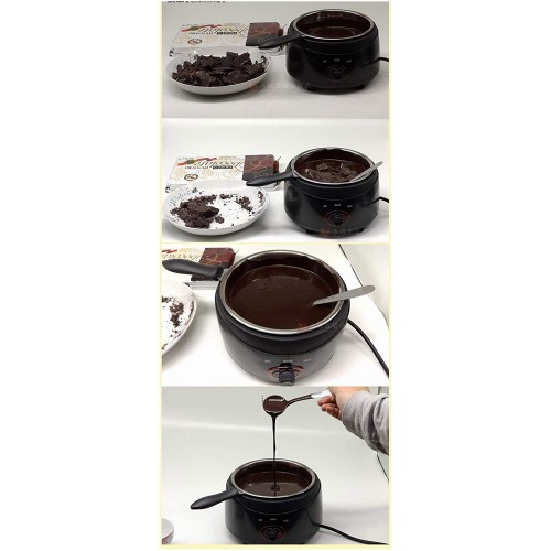 Fontaine de chocolat à trois couches de ménage petite machine de fondue de cascade appropriée à l'usage à la maison