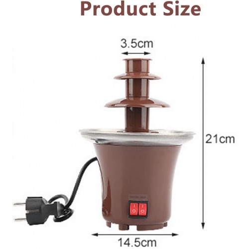 Machine à Fondue Au Chocolat Commerciale Pour Enfants Four De Fusion De Chocolat électrique à 3 Niveaux Avec Base De Pot De Fusion Chaud En Acier Inoxydable Idéal
