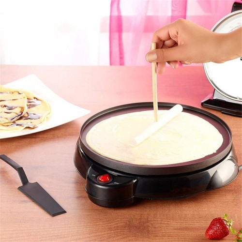 YFSDX Crêpière électrique antiadhésive 220V Pizza Maker Crêpière Crêpe Faisant Pan pour Ménage Cuisine Outil Cuisson Pan