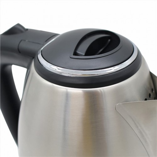 Bouilloire électrique 1,8 litre Chauffe-eau 1 500 W Théière chauffante Protection contre la surchauffe Acier inoxydable Sans BPA