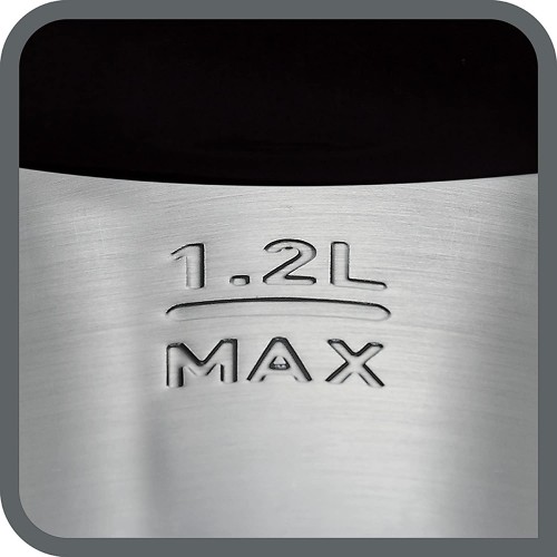 TEFAL Bouilloire INOX COMPACT 1.2L Bouilloire électrique Bouilloire sans fil Bouilloire inox KI431D10