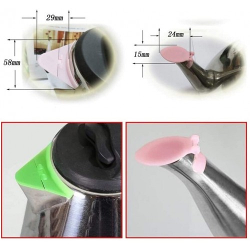 XINGJIJIJIA 1pc Bouilloire électrique en Plastique Anti-poussière Couverture des ménages Hot Bouilloire Bouche Cap Batterie de Cuisine Accessoires de Cuisine Color : Random Colour