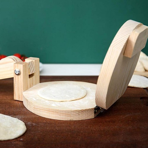 Presse à tortillas en bois machine à tortillas presse à tortillas à la farine presse à rotis presse à pâte