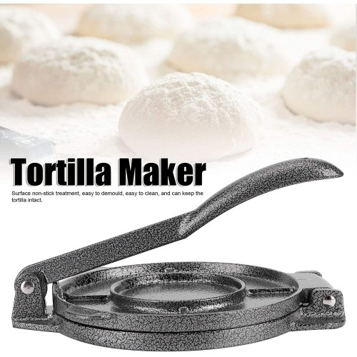 Tortilla Press Tortilla Maker est non collant entièrement pelable facile à nettoyer tortilla maison utilisé pour les tortillas les biscuits la viande grillée la pizza la farine