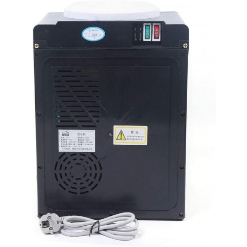 Distributeur d'eau chaude électrique Interrupteur à bouton pour boissons chaudes et froides Insert chauffant en acier inoxydable 550 W 220 V Noir