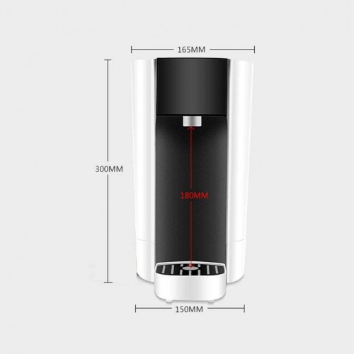 Distributeur d'eau chaude instantanée chaudière à eau chaude 2,7L 2-5s prêt à boire machine à eau température normale réglage de la température de l'eau bouillante tactile tube de chauffage en acier