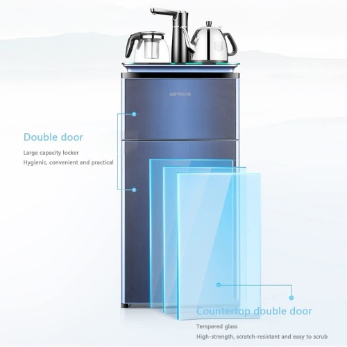 MNSRRN Distributeur d'eau à Pied Distributeur d'eau Chaude avec Godet inférieur Distributeur d'eau ambiant de contrôle de température à 13 Vitesses Multi-Fonction pour la Maison et Le Bureau