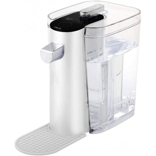 WSJTT Distributeurs d'eau Chaude Mini distributeurs d'eau Chaude avec réservoir d'eau de 1500 ML Conception multifonctionnelle 3 Modes écran Tactile Anti-échappement et Affichage à LED
