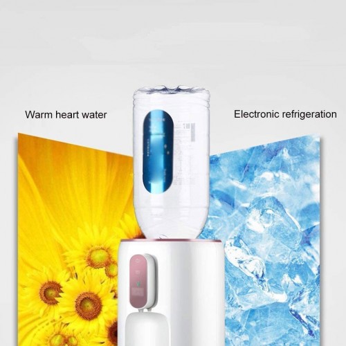 ywewsq Distributeur d'eau Chaude et Froide Mini Distributeur d'eau de Bureau Domestique Réservoir d'eau de Refroidissement Mode Double