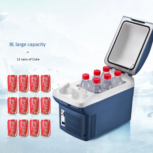 ZXMD Réfrigérateur De Voiture Dual-Usage Boîte Chaude Et Froide Mini Réfrigérateur 8l