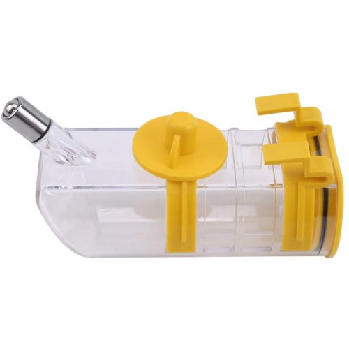 KYMLL Arroseur multifonction à suspendre pour animal domestique avec buse automatique en plastique Plastique jaune 7.7*8.1*15cm