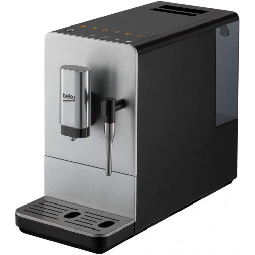 Beko Ceg5311X Machine à Café Autonome Machine à Expresso 1,5 L Machines à Café Autonome Machine à Expresso 1,5 L Café en Grains Broyeur Intégré Noir Acier Inoxydable