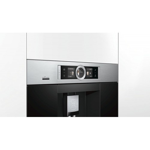 Bosch électroménager CTL636ES6 Machine à café Série 8 connectée tout automatique 20-250 ml 1600 Watts Inox