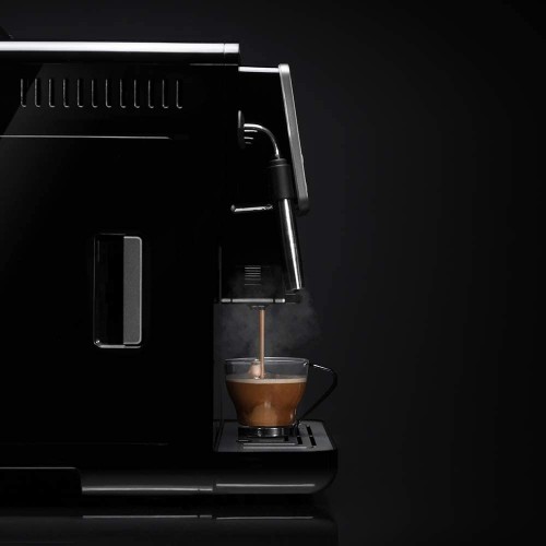 Cecotec Machine à café megatomatique PowerMatic-ccino 6000 Serie Nera 19 Bars 1-2 cafés Système de réchauffage rapide Écran LCD Réservoir de café 250 g Moulin intégré 1350 W