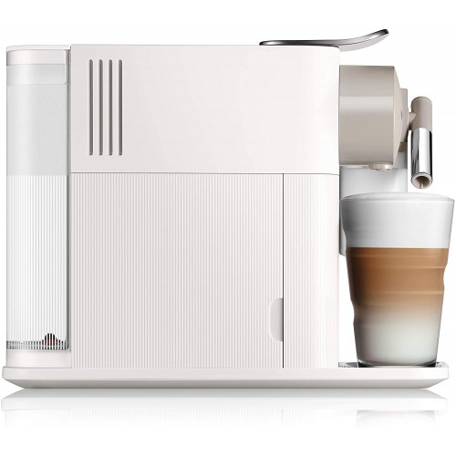De'Longhi Lattissima One Evo Machine à café en capsules à usage unique mousseur de lait automatique cappuccino et lait EN510.W 1450W blanc