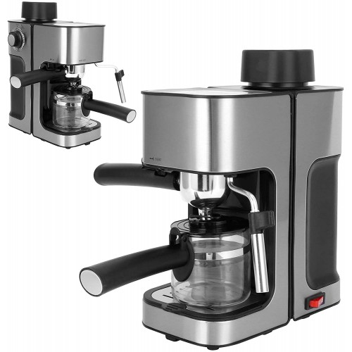Honghong Machine à café Automatique Extraction Haute Pression 5 Bars cafetière Automatique avec Pompe à Pression Professionnelle pour Les Bureaux
