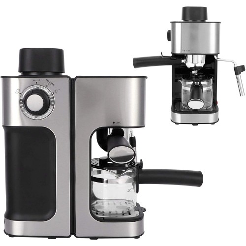 Honghong Machine à café Automatique Extraction Haute Pression 5 Bars cafetière Automatique avec Pompe à Pression Professionnelle pour Les Bureaux