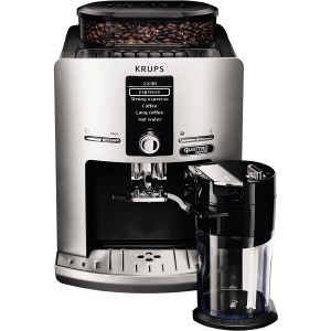 Krups EA82FE Cafetière autonome entièrement automatique machine expresso grains de café tactile Argenté 12 tasses 1,7 l