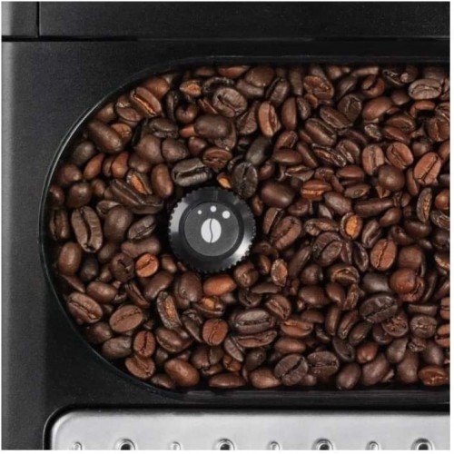 KRUPS YY4451FD Machine a café automatique avec broyeur a grains Essential avec mousseur a lait Pression 15 bars Grise