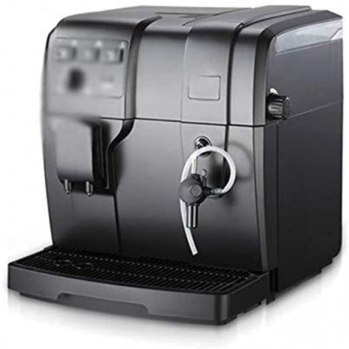 Machine à café automatique pour la maison Petite machine à café intelligente 340 mm × 310 mm × 350 mm Argenté couleur : noir