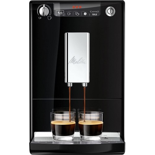 Melitta Caffeo Solo Noir E950-101 Machine à Café et Expresso Automatique avec Broyeur à Grains