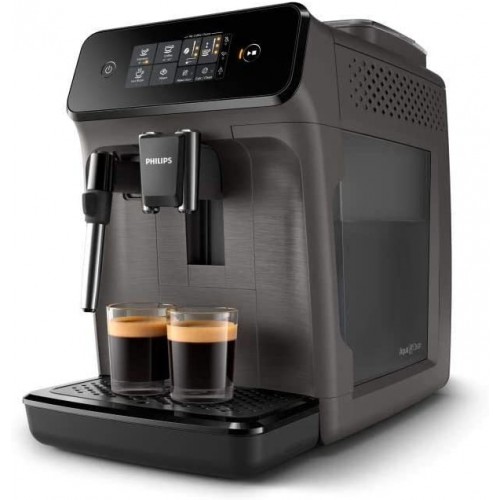 PHILIPS EP1010 00 Machine Café Espresso Automatique -Broyeur a grain Mousseur a lait Ecran tactile Gris Cachemire