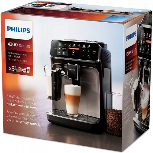 Philips EP4346 70 Machine Espresso automatique Séries 4300 LatteGo