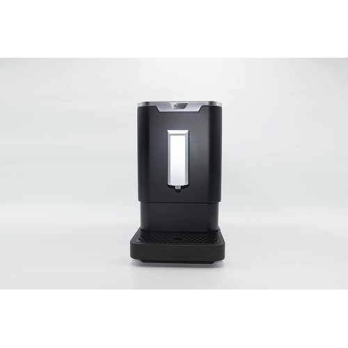 SCOTT UK – Slimissimo Machine à café entièrement automatique en velours noir ; pression de 19 bar ; 1,1 l ; 1470 W
