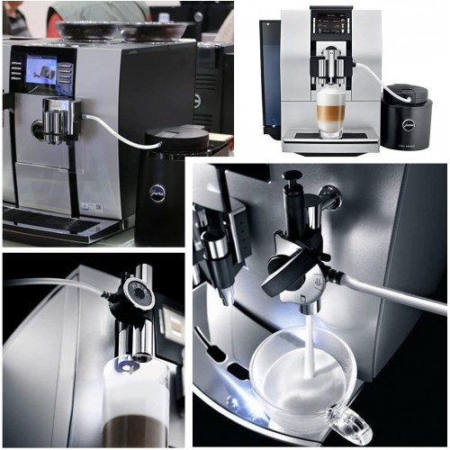 Tuyau à lait en silicone avec raccord Pour machine à café Jura Accessoire pour machine à café ENA Micro 9 90 A5 A7 A9 F7 F8 F85 F9 E6 E60 E8 E80 C50 C60