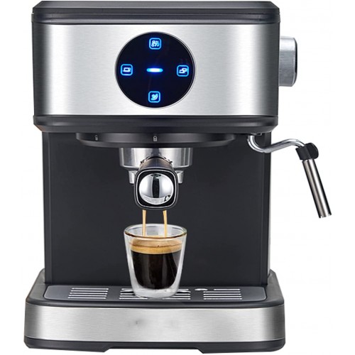 UIUI Machine à café Entièrement Automatique Machine à Expresso Machine à café avec mousseur à Lait Extraction sous Pression de la Pompe 20 Bars adaptée au Cappuccino Moka