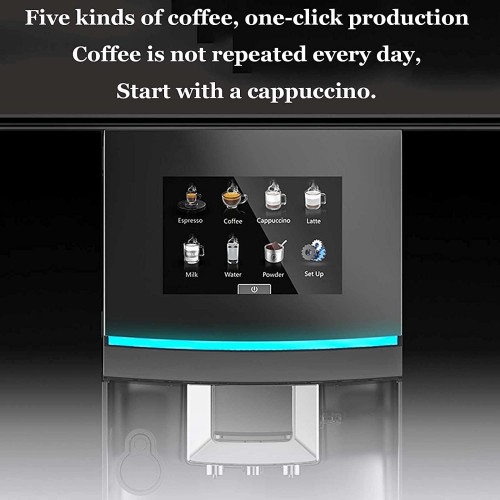 YWAWJ Accueil Machine à Expresso Machines à café intelligentes programmables avec Moulin à Haricot Machines à café automatiques for Les Bureaux