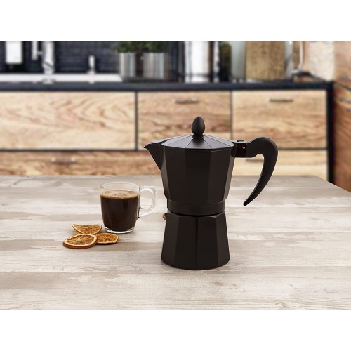 Quid Black Coffee – Cafetière Induction 6 Tasses