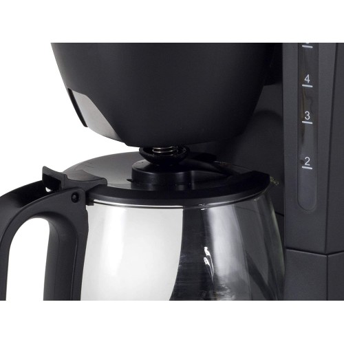 BEPER BC.060 Machine pour espresso 800 W 4 tasses ABS Noir
