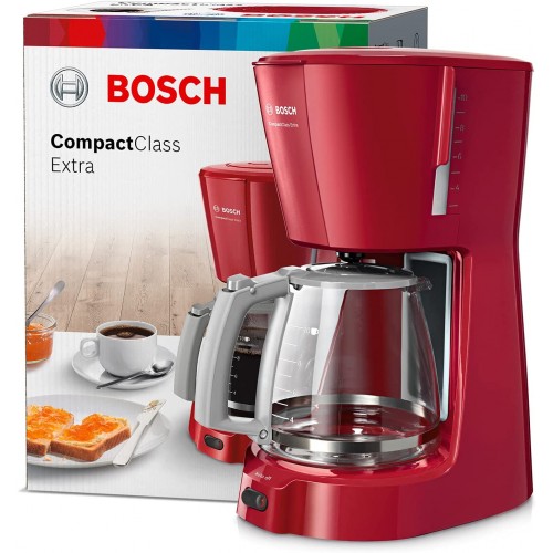 Bosch TKA3A034 Cafetière Filtre 1100 W 1,25 L Gris Rouge