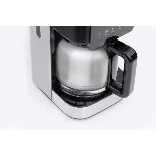 CASO Coffee Taste and Style Thermo Machine à café avec filtre permanent 1,2 l température d'infusion optimale 92-96 °C système anti-goutte tête d'infusion optimisée verseuse isotherme
