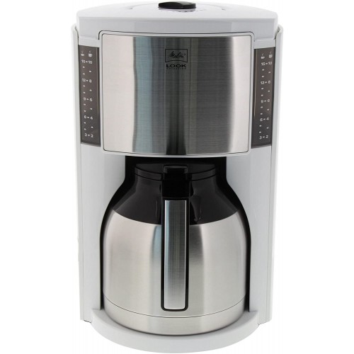 Melitta Look III Therm Selection 1011-11 wh cafetière à filtre avec thermos AromaSelector blanc